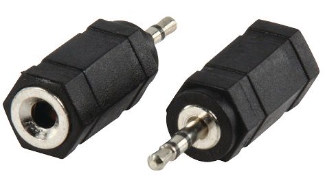 Pāreja 2.5mm Kontaktdakšiņa - 3.5mm Ligzda AD/2.5-M:3.5-F 5410329297602