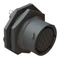 CIRCULAR CONNECTOR, 19POS, RCPT, JAM NUT RTS714ND19S0332