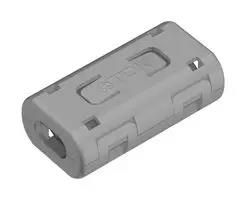 SPLIT CORE FERRITE, 7MM, BLACK ZCAT10D-BK