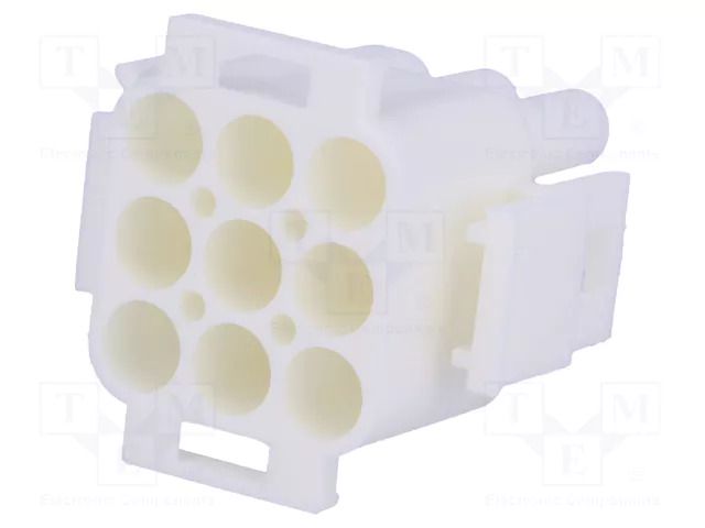 Connector: wire-wire/PCB; plug; male/female; PIN: 9; 600V; 6.35mm TE Connectivity MNL-350720-4