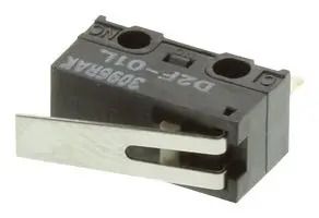 MICROSWITCH, LEVER, SPDT, 3A, 125VAC D2F-L-D3