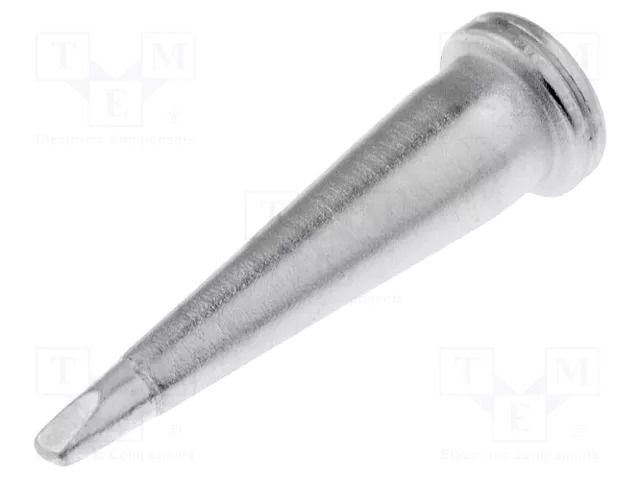 Tip; chisel,elongated; 1.3x0.5mm; for  soldering iron; WEL.LT-K PLATO PLATO-MS-3150