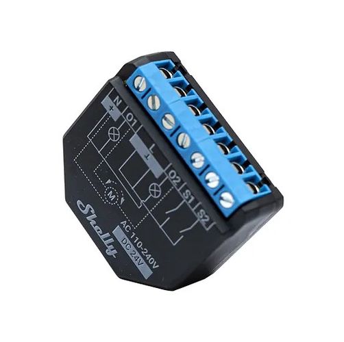 Shelly Plus 2PM Dual Wi-Fi relejs ar iebūvētu jaudas mērītāju 3800235265031 3800235265031