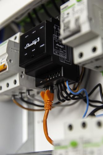 Išmanioji 3 kanālu su Wi-Fi, LAN ir Bluetooth ryšiu Shelly Pro 3 3800235268094 3800235268094