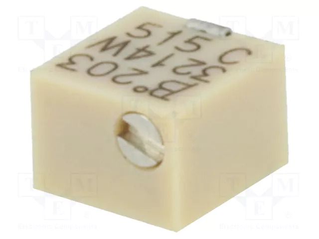 Potentiometer: mounting; vertical,multiturn; 20kΩ; 250mW; SMD BOURNS 3214W-1-203E