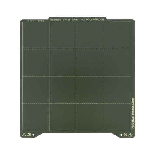 Spring steel sheet with self-adhesive sheet of PEI - for 3D printers Prusa Mini+ - smooth PSA-19935 5904422350130