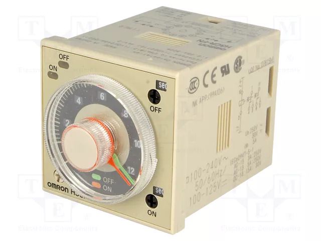 Automation module: timer; 0,05s÷30h; DPDT; 250VAC/5A; H3CR-F; IP40 OMRON H3CR-FN-100-240AC