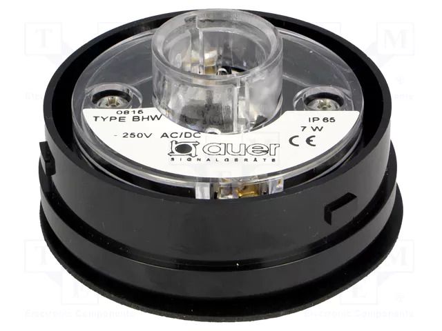 Signaller: lighting; flashing light,continuous light; black; WLK AUER SIGNAL JA-WLK/MH