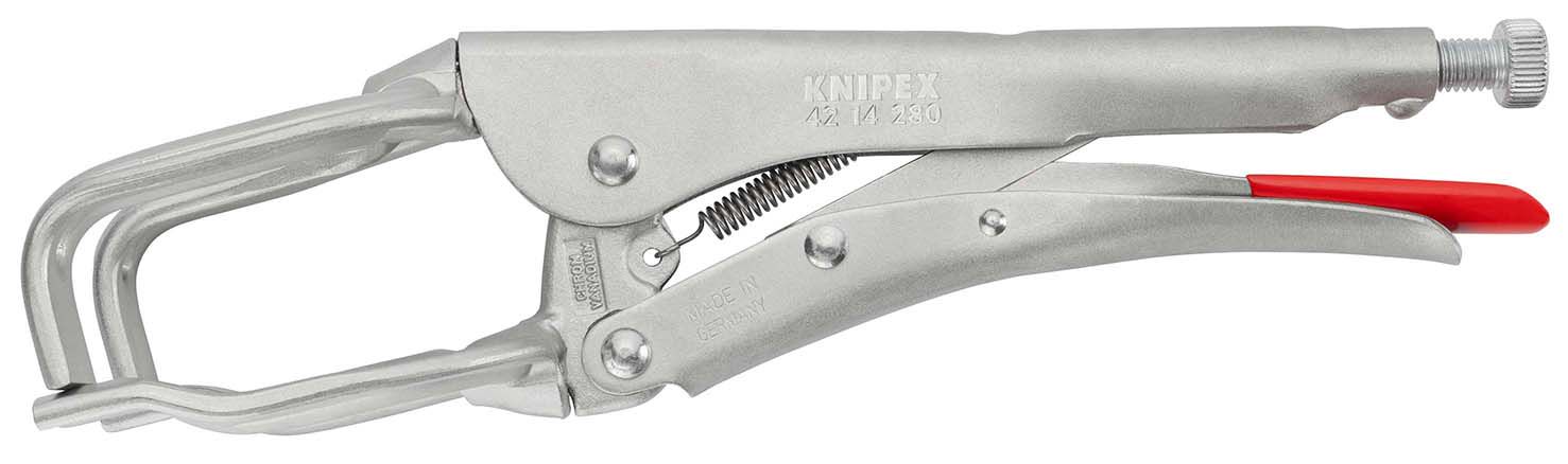 KNIPEX 42 14 280 Welding Grip Pliers galvanized 280 mm 42 14 280 4003773022206