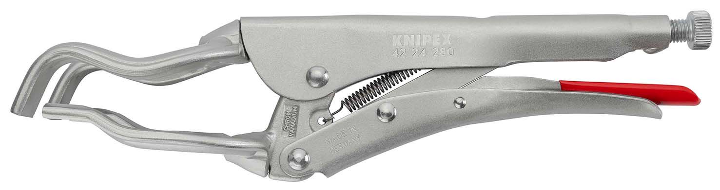 KNIPEX 42 24 280 Welding Grip Pliers galvanized 280 mm 42 24 280 4003773022213