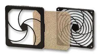 FAN FILTER ASSEMBLY, 120MM, 45PPI MCSC120-P15/45