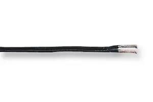 UNSHLD MULTICORED CABLE, 2POS, BLK, 100M 79/0.20MM BLACK 100M