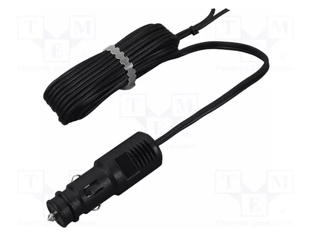 Cigarette lighter socket extension cord; cables; 20A; black PRO CAR PROCAR-67101285