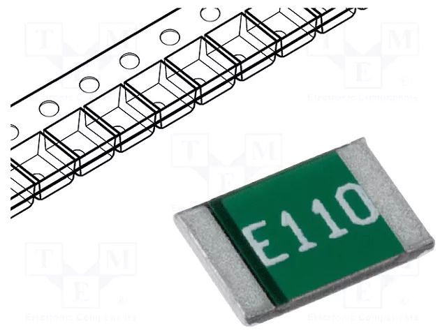 Fuse: PTC polymer; 1.1A; 1812 ECE SD110-08