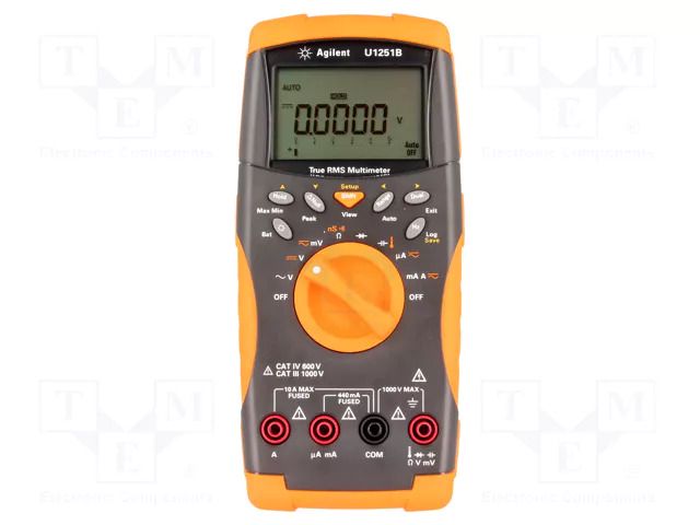 Digital multimeter; Bluetooth (option),IrDA; LCD; True RMS KEYSIGHT U1251B