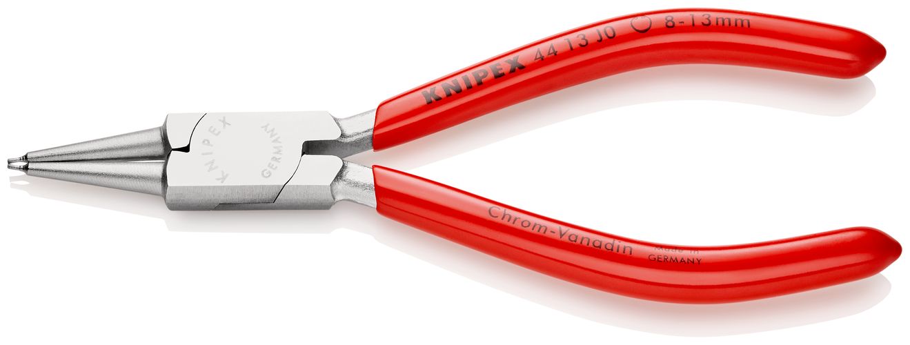 KNIPEX 44 13 J0 Circlip Pliers for internal circlips in bore holes with plastic coating chrome-plated 140 mm 44 13 J0 4003773048176