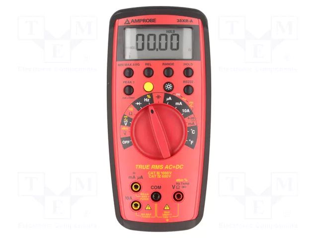 Digital multimeter; RS232; LCD; 4,75 digit (9999); -20÷1300°C BEHA-AMPROBE 38XR-A