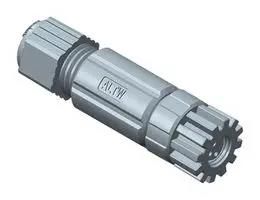 SENSOR CONN, M8, RCPT, 4POS, CABLE 8P-04BFFB-SL7001