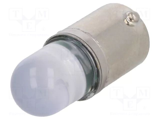 LED lamp; blue; BA9S; 230VAC POLAM-ELTA LB-BA9S-230AC