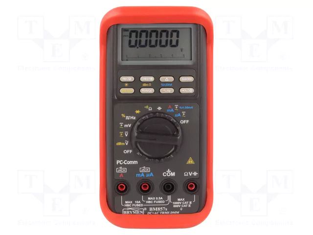 Digital multimeter; RS232; LCD; (50000); Bargraph: 42segm.60x/s BRYMEN BM857S-WB