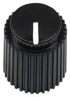 KNOB, ROUND SHAFT, ABS, 6.35MM ACCKPR1417NLT14