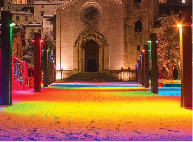 Āra gaismas ķermenis LED 50W RGB + BLUETOOTH TUYA 230V ac, IP65, melns, PHOTON, LED LINE 470492 5907777470492