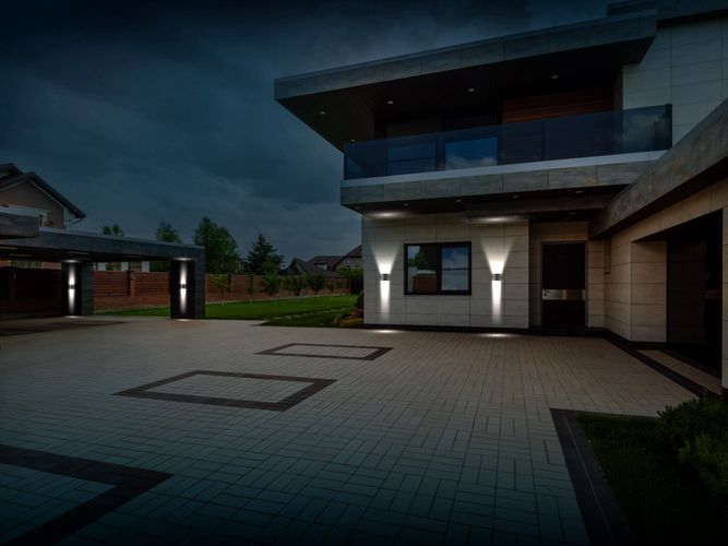 Āra sienas gaismeklis LED 2x3W, 4000K, IP54, pelēks, CILINDER, LED Line LITE 475565 5907777475565