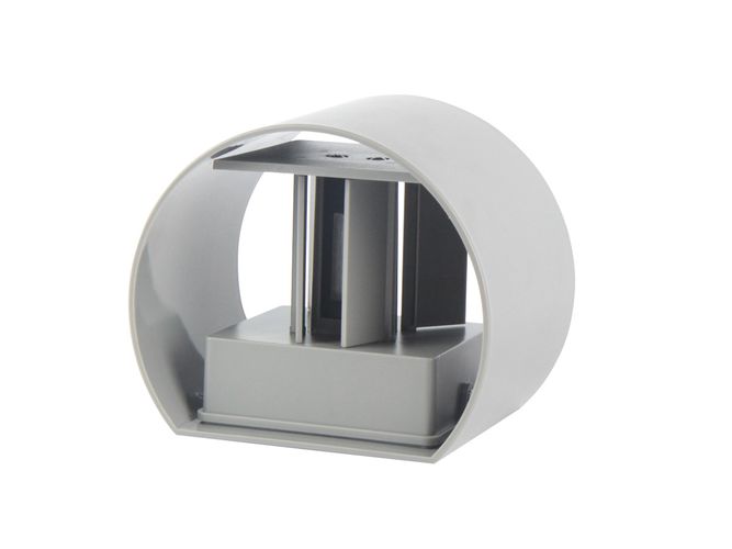 Āra sienas gaismeklis LED 2x3W, 4000K, IP54, pelēks, CILINDER, LED Line LITE 475565 5907777475565