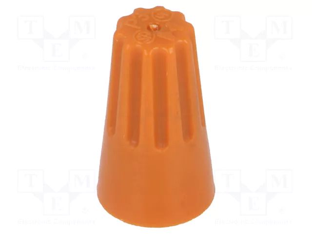 Wire nut connector; orange; 0.5÷2.5mm2; 80pcs. NINIGI ST-ASS-WN-O