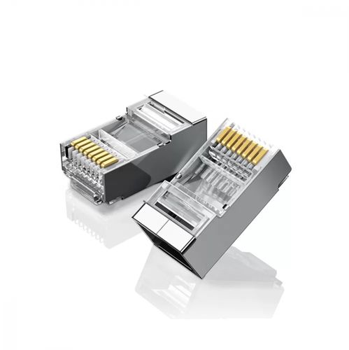 Tīkla spraudnis RJ45 (8P8C) CAT6 STP cietam un savītam kabelim (100gab.) UGREEN/50248 6957303852482