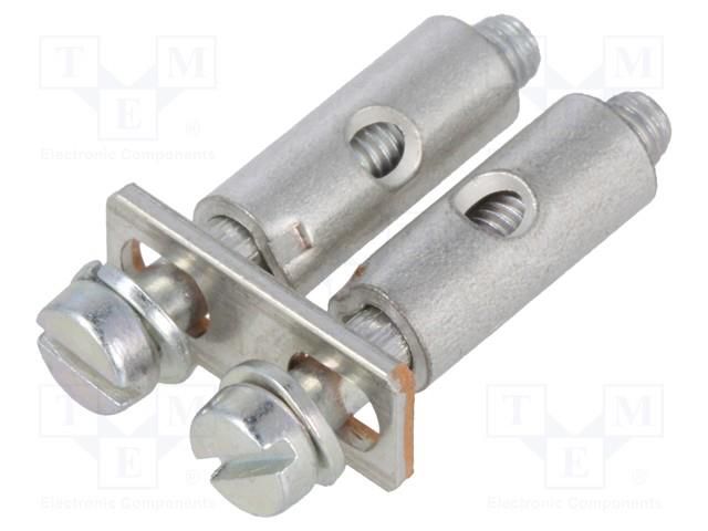 Screw bridge; ways: 2 WEIDMÜLLER Q2-SAK6N