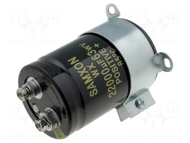 Capacitor: electrolytic; 22000uF; 63VDC; Ø51x80mm; ±20%; 5000h SAMXON WX22000/63
