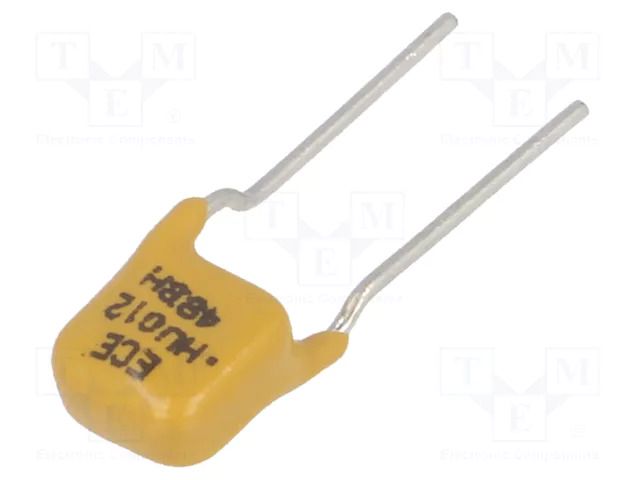 Fuse: PTC polymer; 120mA; Ø0.65x4.7mm ECE HU012-V3