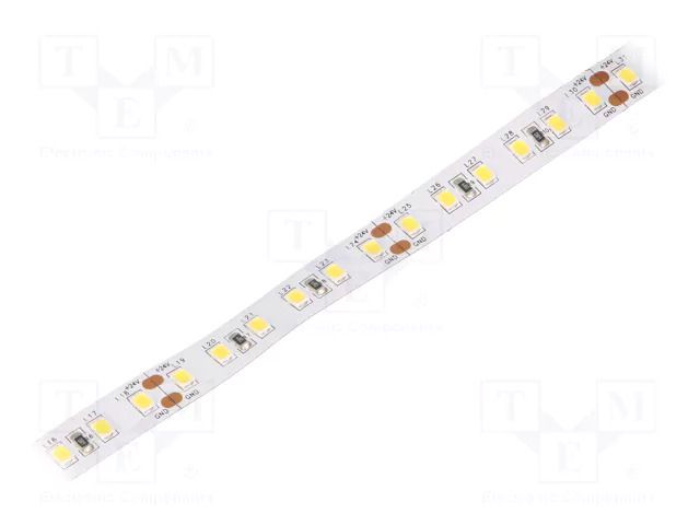 LED tape; white neutral; 2835; LED/m: 120; 10mm; white PCB; IP20 WISVA OPTOELECTRONICS HH-40KTI-2835GWNA