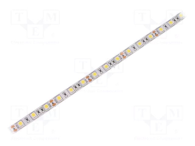 LED tape; white cold; 5050; LED/m: 60; 10mm; white PCB; IP20; 12VDC WISVA OPTOELECTRONICS HH-50KGI-5050FWNA