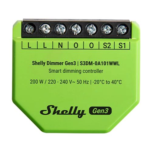 Shelly Dimmer Gen3 WiFi Light Controller, Shelly DimmerGen3