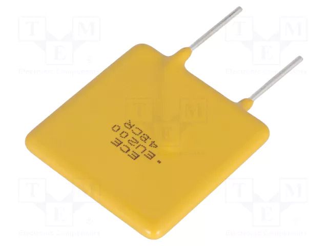 Fuse: PTC polymer; 2A; Ø0.81x7.6mm ECE EU200-V1