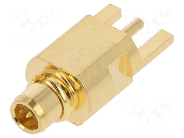 Connector: MMCX; socket; female; 50Ω; PTFE; gold-plated ADAM TECH RF12-35A-T-00-50-G
