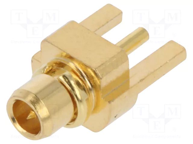 Connector: MMCX; socket; female; 50Ω; PTFE; gold-plated ADAM TECH RF12-25A-T-00-50-G