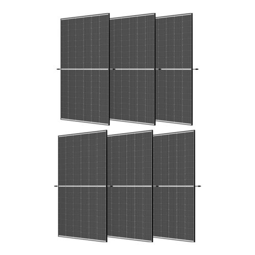 Set of 6x Trina 510W photovoltaic panel., ECOFLOW TSM-510NEG18R.28-6