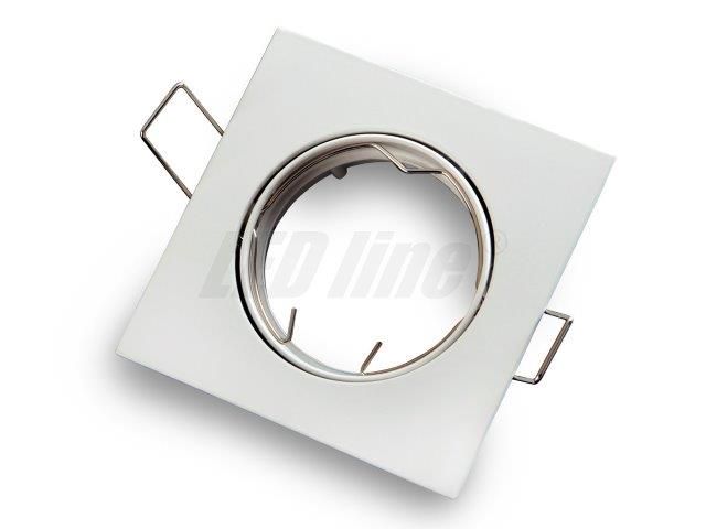 Iebūvējams LED line® downlight tipa kvadrātveida  grozāms   balts 242977 5901583242977