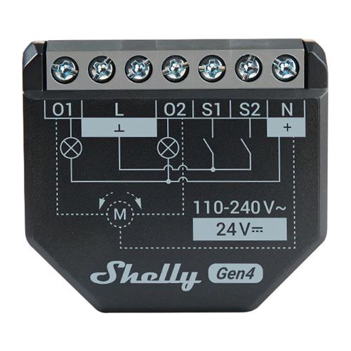 Sterownik Shelly 2PM Gen4 Zigbee/Matter, Shelly 2PMGen4