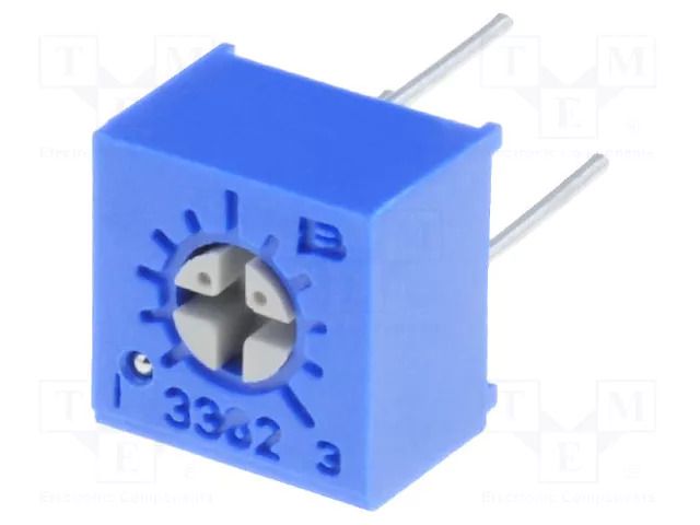 Potentiometer: mounting; single turn,horizontal; 100Ω; 500mW BOURNS 3362P-1-101LF