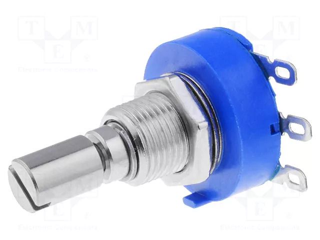 Potentiometer: shaft; multiturn; 10kΩ; 2W; ±10%; linear; cermet BOURNS 3856A-282-103AL