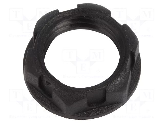 Nut; black; S1 CLIFF CL1406
