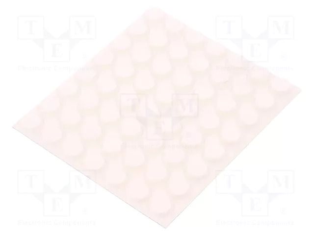 Self-adhesive foot; H: 3.6mm; white; polyurethane; Dim: Ø12.7mm 3M SJ5012/WH