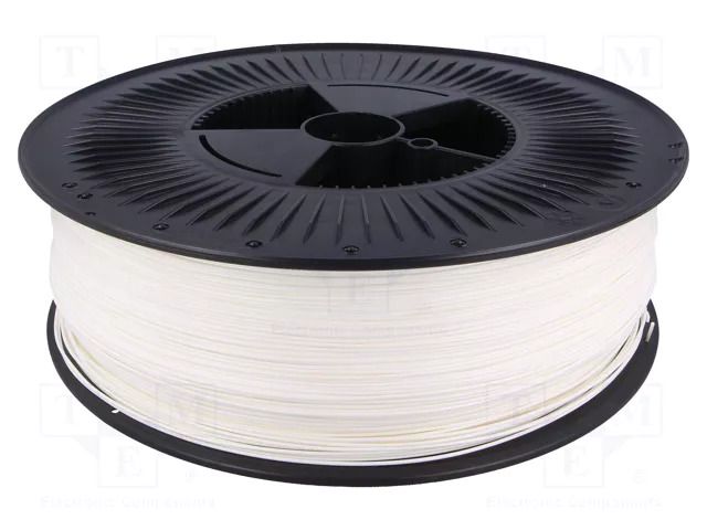 Filament: PLA; Ø: 1.75mm; white; 200÷235°C; 5kg DEVIL DESIGN DEV-PLA-1.75-WH-5