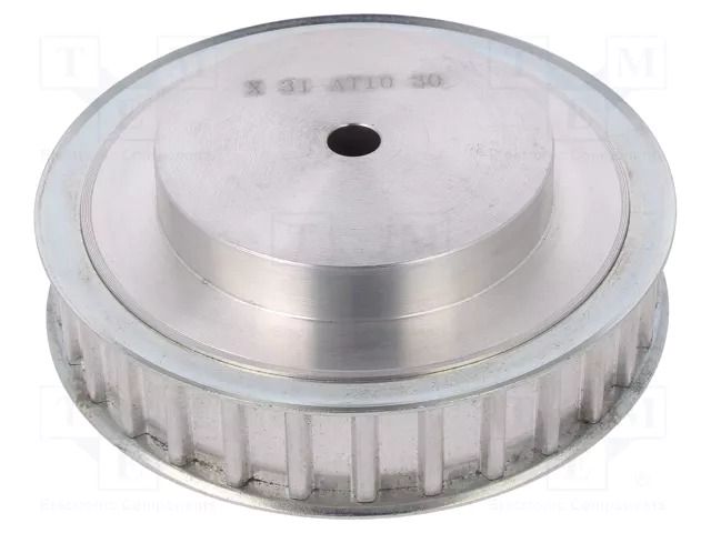 Belt pulley; AT10; W: 16mm; whell width: 31mm; Ø: 93.65mm; aluminium OPTIBELT 31-AT10-30-200ZA