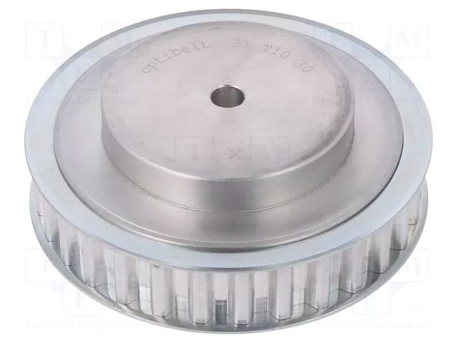 Belt pulley; T10; W: 16mm; whell width: 31mm; Ø: 93.65mm; aluminium OPTIBELT 31-T10-30-200ZA