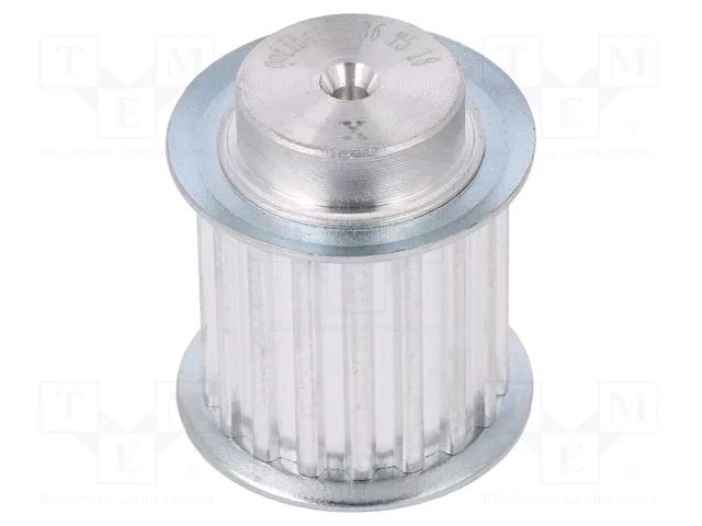 Belt pulley; T5; W: 25mm; whell width: 36mm; Ø: 27.8mm; aluminium OPTIBELT 36-T5-18-200ZA